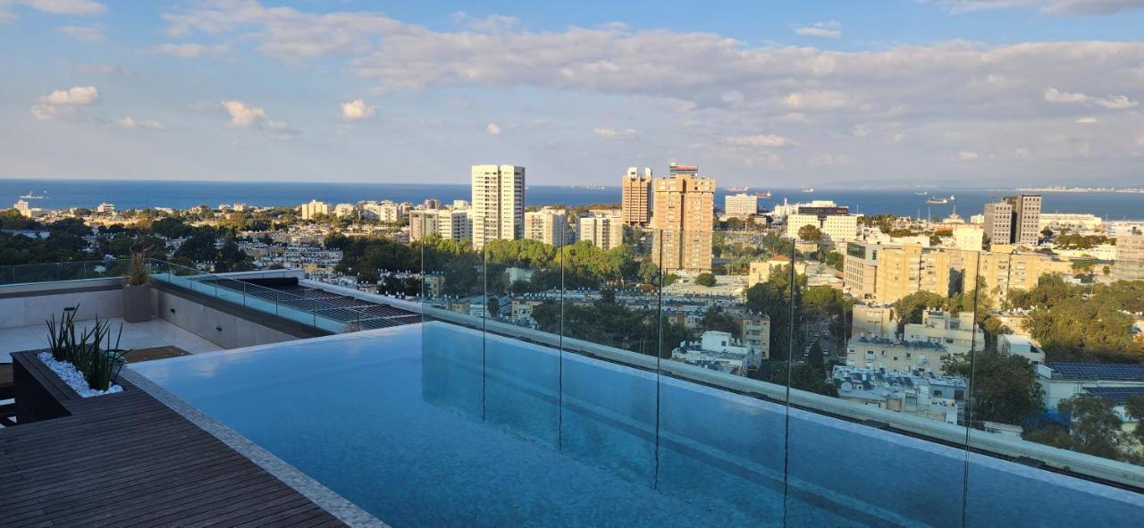 Serene - Infinity Cview Pool - 4 Bedrooms Luxury Penthouse Haifa Exterior foto