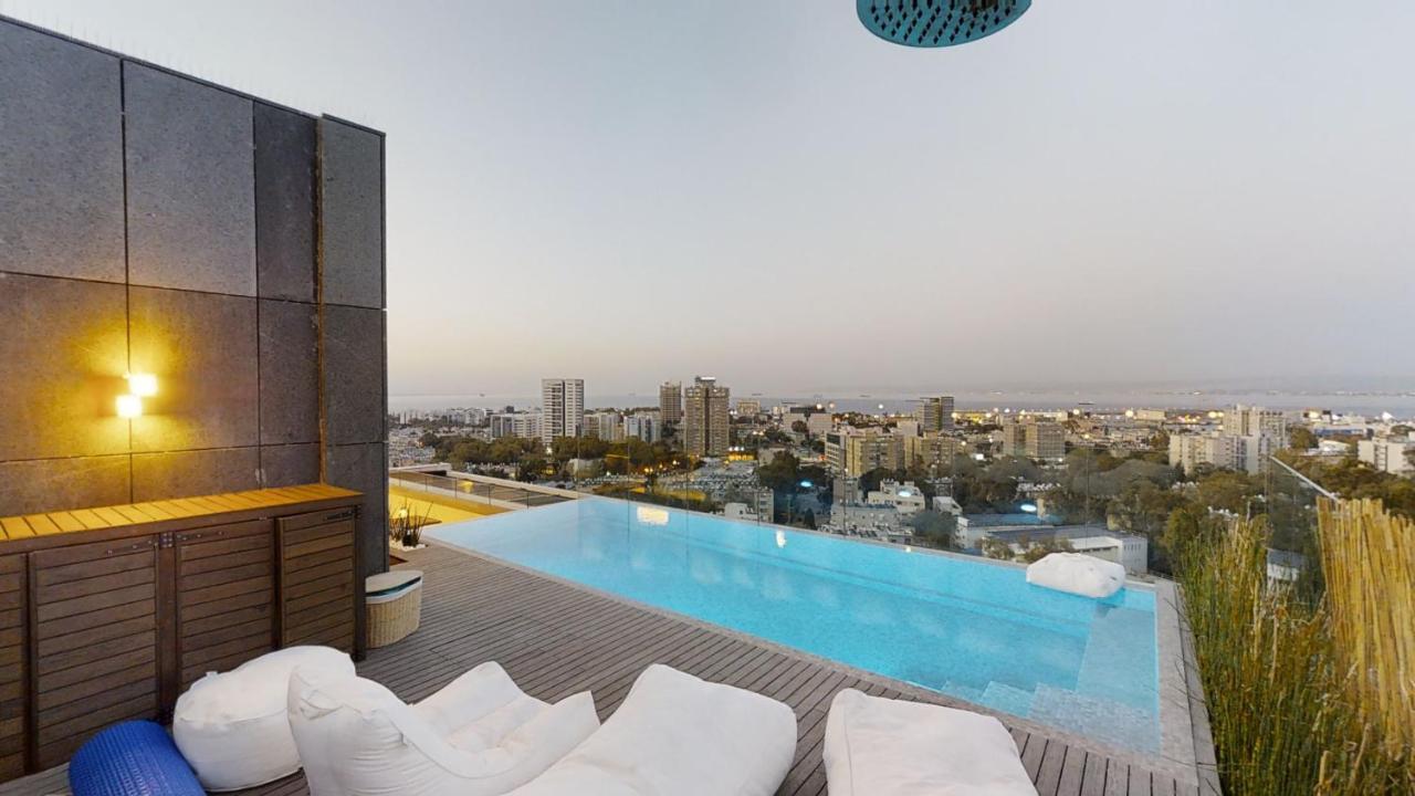 Serene - Infinity Cview Pool - 4 Bedrooms Luxury Penthouse Haifa Exterior foto
