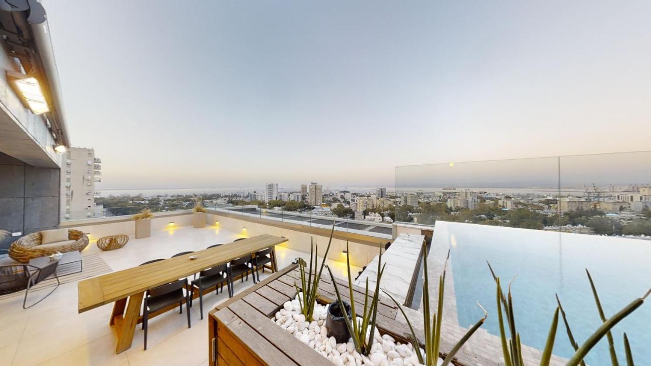 Serene - Infinity Cview Pool - 4 Bedrooms Luxury Penthouse Haifa Exterior foto