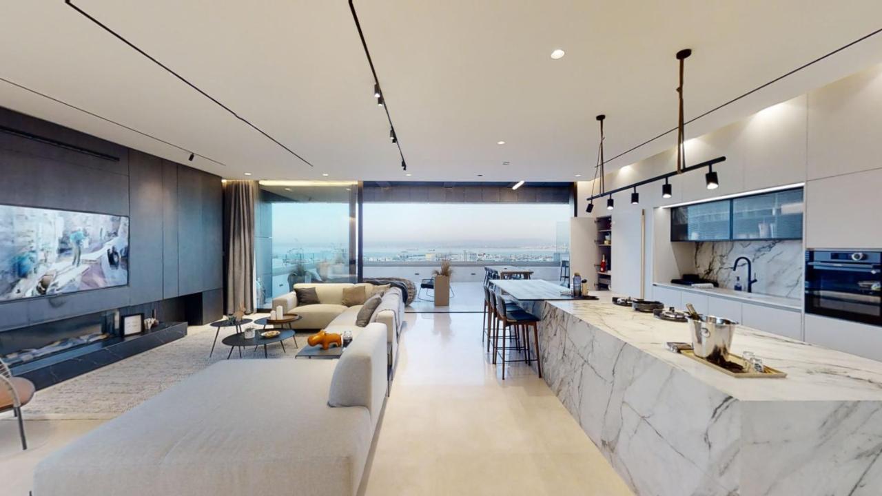 Serene - Infinity Cview Pool - 4 Bedrooms Luxury Penthouse Haifa Exterior foto